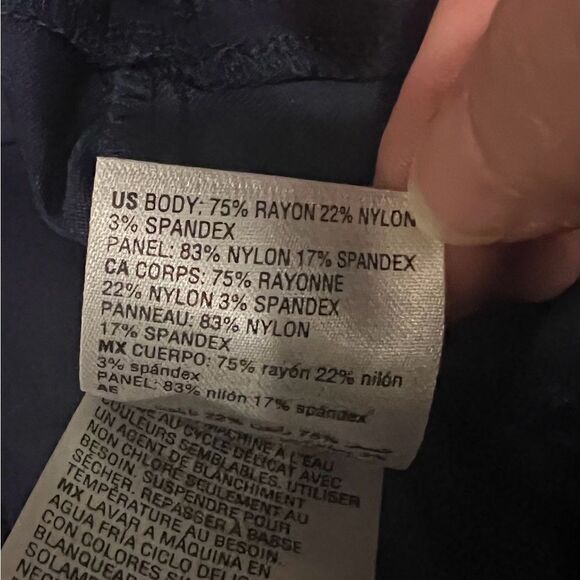 JM Collection Women's Studded-Rivet Ankle Pants Intrepid Blue Petite Small Short - Picture 7 of 9